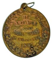 Ausztria 1887. "Emlékül a Császári és Királyi Práterben tartott tavaszi fesztiválra" arany...