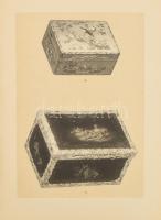 1912 XVI. Lajos korabeli ékszerek képes árverési katalógusa. Bijoux en or émaillé du XVIe siécle boi...