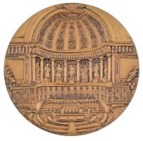 Franciaország DN "Szenátusi palota - Szenátori baráti csoport Franciaország - Magyarország" bronz emlékérem (50mm) T:AU France ND "Senate Palace - Senatorial Friendship Group France - Hungary" bronze commemorative medallion (50mm) C:AU