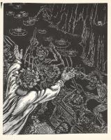 Dante Alighieri: La Divina Commedia. Kolozsvár, 1976, Dacia. Gy. Szabó Béla 20 db fametszetével illu...