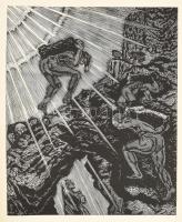 Dante Alighieri: La Divina Commedia. Kolozsvár, 1976, Dacia. Gy. Szabó Béla 20 db fametszetével illu...