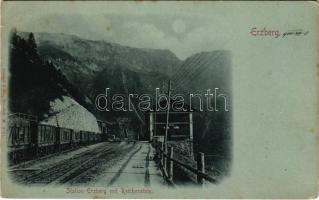 1900 Eisenerz (Steiermark), Station Erzberg mit Reichenstein / railway station (Rb)