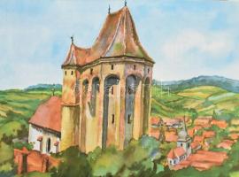 Juliana Fabritius-Dancu: Sächsische Kirchenburgen in Siebenbürgen. Sibius [Nagyszeben], 1983, Tranms...