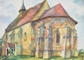 Juliana Fabritius-Dancu: Sächsische Kirchenburgen in Siebenbürgen. Sibius [Nagyszeben], 1983, Tranms...