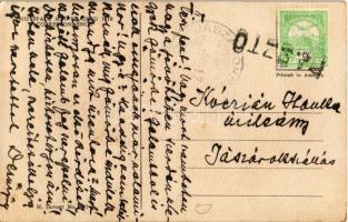 Kutyus sétálni készül / Take Me Along. Lady art postcard with dog. The Knapp Co. s: Lester Ralph + &...