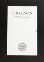 Trianon. 1920. jún. 4. Veszprém, 1990, Turul. Kiadói papírkötés,