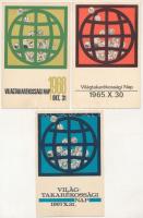 Világtakarékossági Nap - 3 modern képeslap