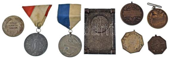 ~1930-1960. 8db-os vegyes sportérem, díjérem tétel, közte labdarúgás, asztalitenisz T:XF-VF
