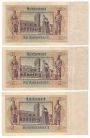 Német Harmadik Birodalom 1942. 5M (3db) sorszámkövető pár és közeli sorszám T:F
German Third Empire...