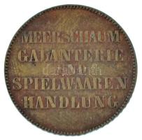 ~1880. "Mohr Lajos Hatvani utca 4. sz. Pesten / Meerschaum Galaterie und Spielwaaren Handlung&q...