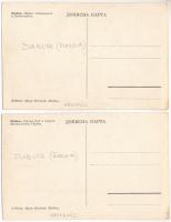 Zsablya, Józseffalva, Zabalj; - 2 db RÉGI képeslap / 2 pre-1945 postcards