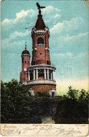 1904 Zimony, Semlin, Zemun; Millenium Denkmal / emlékmű / monument (Rb)