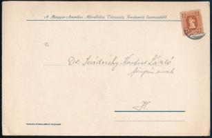 1946 Kecskemét, a Magyar-Amerikai Művelődési Társaság Kecskeméti Szervezete által tartott díszülés m...