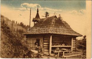 Pieniny, Pustelnia od strony wschodniej na Górze Zamkowej / hermitage