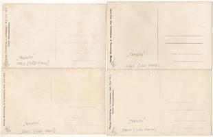 1912-1913 Trento, Trient (Südtirol); A. Stockhammer - 6 original photo postcards of ornamentation of...