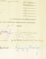 1939 Kisdedóvó oklevél 60x40 cm kissé gyűrött, tokkal