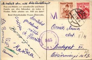 1950 Gesetz zum Schutz des Friedens. Bund Demokratischer Frauen Österreichs / Osztrák Demokrata Nők ...