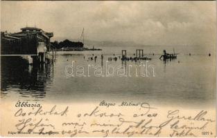 1900 Abbazia, Opatija; Bagno Slatina / beach