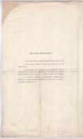 Brassó 1902. "Brassói Izraelita Hitközség" kötelezvénye 100K-ról szelvényekkel T:F restaur...
