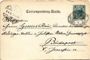 1902 Mariánské Lázne, Marienbad; Floral (EM)