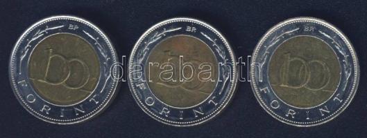 2002. 100Ft "Kossuth" (3x) T:2