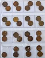 ~370db-os, főleg szovjet és bolgár érméből álló tétel használt állapotú albumba rendezve T:vegyes
~...