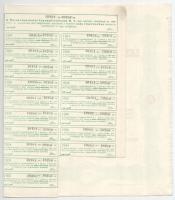 Marosvásárhely 1909. "Marosvásárhelyi Közhasznú Takarékpénztár Részvénytársaság" részvénye...