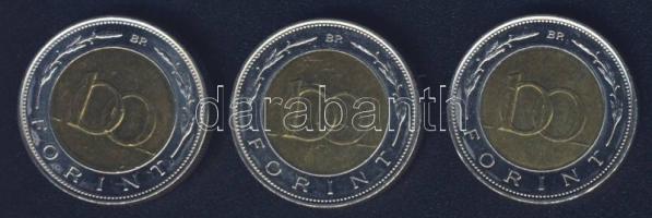 2002. 100Ft "Kossuth" (3x) T:2