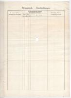 Zsolna 1911. "Zsolnai Takarék- és Hitelintézete" részvény 200K-ról, szárazpecséttel, lyuka...