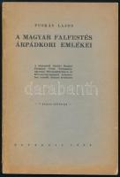 Puskás Lajos: A magyar falfestés árpádkori emlékei. A szerző, Puskás Lajos által Jajczay János (1892-1976) művészettörténész részére DEDIKÁLT példány! Bp., 1932., (Pestvidéki Ny. Vác) ) 32. p.+4 t. Kiadói papírkötés, kissé foltos, kissé sérült gerinccel, néhány lapon Jajczay János ceruzás aláhúzásaival és bejegyzésével.