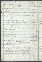 cca 1829 Genealógiai (leszármazási) táblázat, német nyelven, 8 beírt oldal, kissé viseltes állapotba...