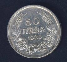 Bulgária 1930. 50L Ag T:2-/3