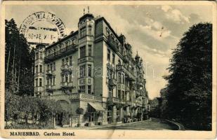 1934 Mariánské Lázne, Marienbad; Hotel Carlton (EB)