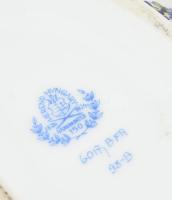 Herendi Bouquet de Fruits mintás cukortartó. Jelzett, hibátlan, dobozában, 13,5x9 cm