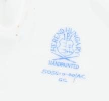 Herendi porcelán kacsapár, jelzett, hibátlan, dobozában, 10x7 cm