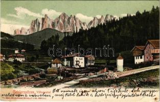 1906 Val di Funes, Villnösstal (Südtirol); Geislerspitzen (EB)