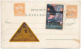 Budapest, Üdvözlet a Milleniumi (Ezredéves) Kiállításról, Közlekedésügyi és haditengerészeti csarnok...