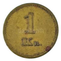 Murányalja 1849-1916 1kr "Koháry - Coburg herceg birtoka - Murányi uradalom" (24mm) T:XF H...