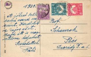 1930 Somogyszob, Somogy-Szob; Vasútállomás, pályaudvar. Vasúti levelezőlapárusítás 5753