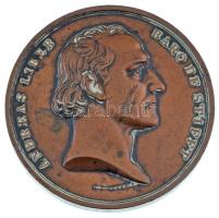 Ausztria 1834. Andreas Liber bronz emlékérem. Szign.: I. D. Boehm (52mm) T:XF patina Austria 1834. Andreas Liber bronze commemorative medallion. Sign.: I. D. Boehm (52mm) C:XF patina