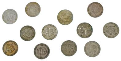 1947. 5Ft Ag "Kossuth" (12x) T:VF,F (közte 1db XF) patina, ph. Adamo F8.1