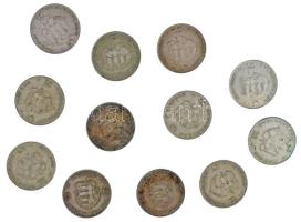 1947. 5Ft Ag "Kossuth" (12x) T:VF,F (közte 1db XF) patina, ph. Adamo F8.1