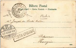 1905 Bahia, S. Bento / street view, hotel, church (fl)