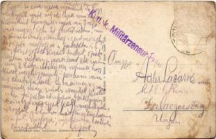 Rogaska Slatina, Rohitsch-Sauerbrunn; Kurhaus / spa + "K.u.k. Militärzensur..." (Rb)