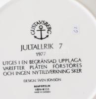 Gustavsberg 5 darab dísztányér. Jelzett, hibátlan, d: 21,5 cm