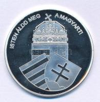 DN "Nemzetünk nagyjai - Mátyás az igazságos" kétoldalas Ag emlékérem tanúsítvánnyal (10,37...