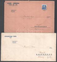 1935-1936 Vegyes meghívó tétel, 4 db, mindegyik borítékkal, ugyan annak a személynek a részére, Kisp...