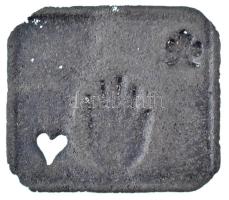 Nyitra ~1792-1835. Nyitrai Káptalan kézirobot Fe bárcája (35x39mm) T:VF 
Nitra ~1792-1835. Corvée t...