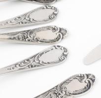 Carl Mertens Solingen 18 darabos evőeszköz szett, 6 darab kanál, 6 darab villa, 6 darab kés, jó álla...