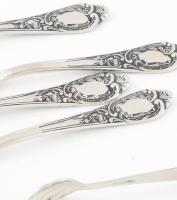 Carl Mertens Solingen 12 darab teáskanál és egy cukorcsipesz